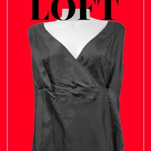 Ann Taylor, sleeveless black top.